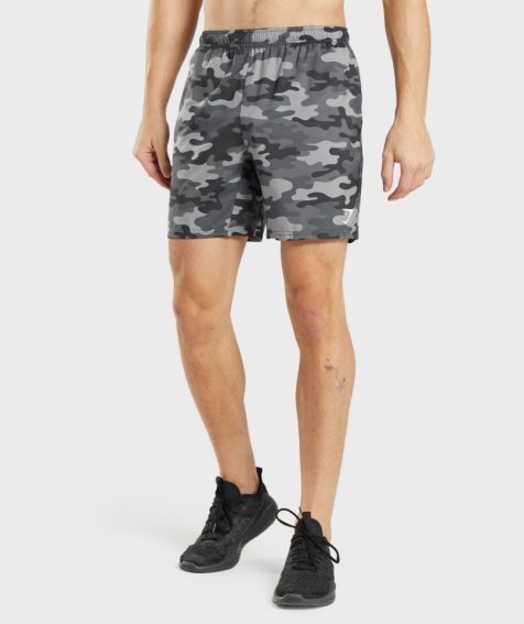 Men's Gymshark Arrival Shorts Camo | CA 076DNA